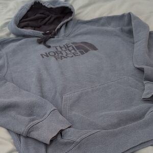 The North Face Men's Blue Hoodie Size L